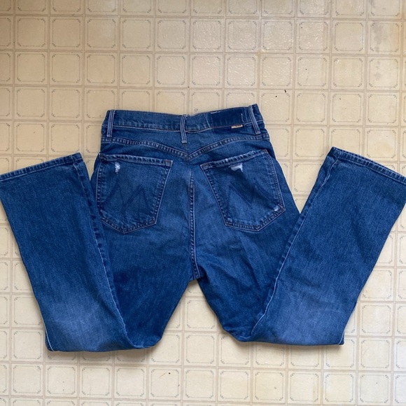 MOTHER High Rise Blue Jeans - Picture 5 of 13